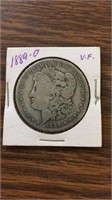 1889-O VF 90% silver Morgan dollar