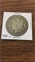 1880-S 90% silver Morgan dollar