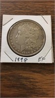 1898 90% silver Morgan dollar
