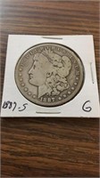 1887-S 90% silver Morgan dollar