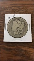 1881-P 90% silver Morgan dollar