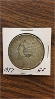 1897 90% silver Morgan dollar