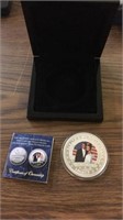 2017 .999 silver dollar Obama commemorative coin