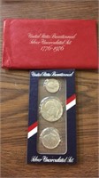 Bicentennial silver uncirculated set (contains