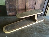 WOODEN PRIMITIVE IRONING BOARD