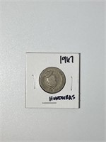 1967 Honduras 50 Cent Coin