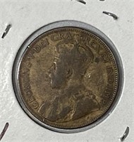 1917 One Cent Canada Coin