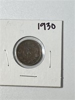 1930 Mexican One Cent Coin