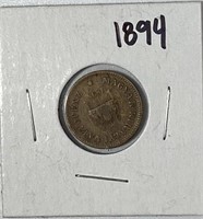 1894 - 2 Cent Coin
