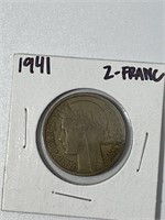 1941 - 2 Francs Coin