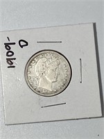 1909 US Quarter Coin
