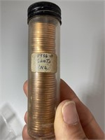 1956 Penny Coins - 50 Coins