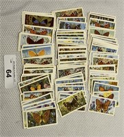 117 pcs. Brooke Bond Tea Butterfly Trading Cards