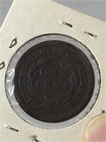 1848 US One Cent Coin