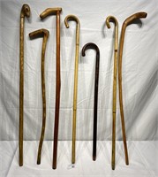 7 pcs. Antique / Vintage Walking Canes