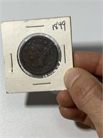 1849 US One Cent