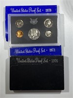 Lot of 3 US Proof Sets - Coins