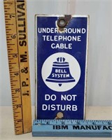 porcelain Bell system underground telephone cable