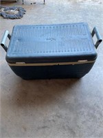 Green Igloo Cooler Full of Miscellaneous Parts &
