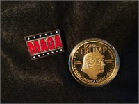 Trump Coin and Pin