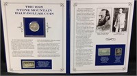 Stone mountain coin and stamp book