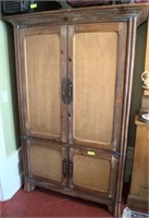 Pine & Seagrass TV Armoire