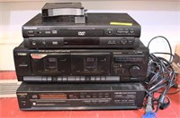 Equipment Lot Dvd, Cassett, CD Players