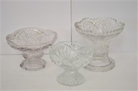 3 Punch Bowl Stands