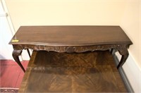 Vintage Drexel Heritage Ball & Claw Sofa Table