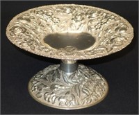 STERLING REPOUSSE COMPOTE