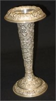 STERLING REPOUSSE VASE