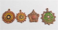 4 Assorted China Republic Medals