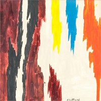 Clyfford Still American Abstract Oil on Canvas