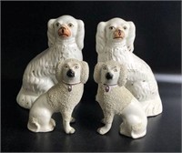 Pair of Staffordshire Dogs & Pair of Staffordshire