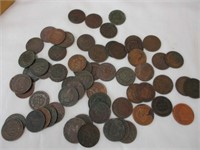 (64) Indian pennies