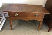 One Drawer Drop Leaf Occasional Table