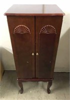Jewelry Armoire with Queen Anne Legs