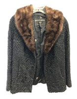 Briskin-Berk Jacket with Fur Collar