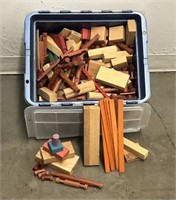 Lincoln Logs and Building Blocks