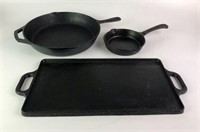 Cast Iron Frying Pans and Skillet- 1 Lodge