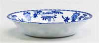 English Blue and White Plate