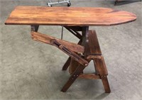 Wooden Convertible Step Stool/Ironing Board