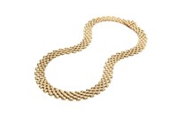 YELLOW GOLD LINK NECKLACE, 29g