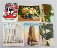 8 Assorted Old Canadian and American Postcards