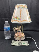 Beautiful Carousel Lamp New In Box