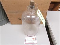 1 Gal. Vintage Glass Bottle with Cork