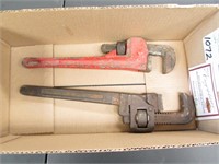 2 Pipe Wrenches.