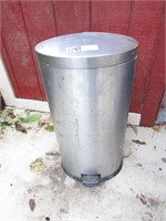 Stainless Trash Can.