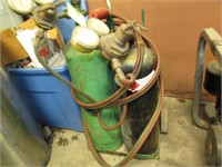 Acetylene Torches and Tanks.
