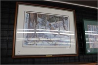 VIC GIBBONS "WINTER SOLITUDE" NUMBERED AND SIGNED